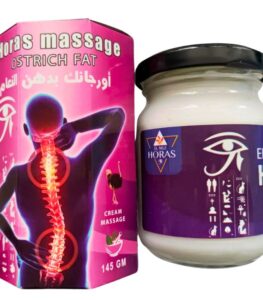 Massage cream with ostrich fat for pain relief