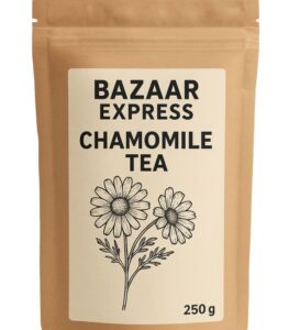 Chamomile Tea box with organic herbal blend