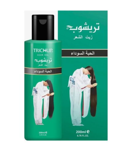 Trichup Long & Strong Hair Oil bottle with natural ingredients
