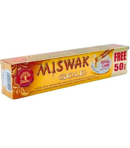 Dabur Miswak Gold Herbal Toothpaste – Natural Cavity Protection