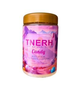 TNERH Candy Body Scrub Jar with Natural Ingredients
