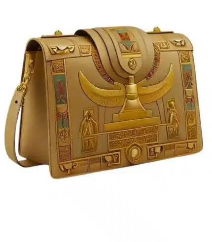 Authentic handmade Egyptian bags with traditional patterns and cultural designs.
