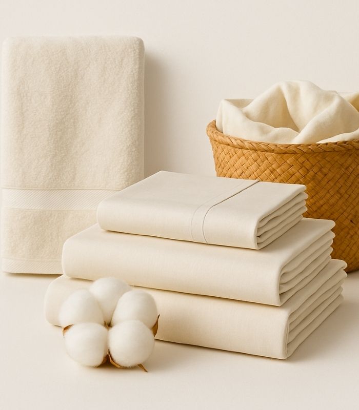 Luxury Egyptian cotton sheets and towels from Bazaar Express