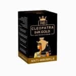 R&B Cleopatra 24K Gold Anti-Wrinkle Cream jar with packaging – Egyptian skincare