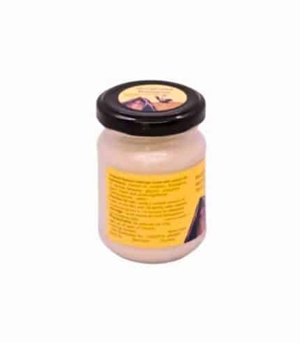 Applying Ostrich Oil Massage Cream on Leg for Pain Relief
