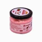 Camel milk moisturizing cream in glass jar