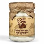 Silky Camel Cream jar with shea butter and coconut fragrance