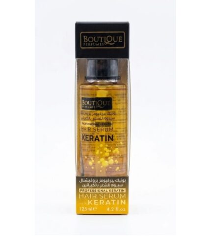 Keratin Hair Revival serum bottle 125ml for damaged and frizzy hair repair