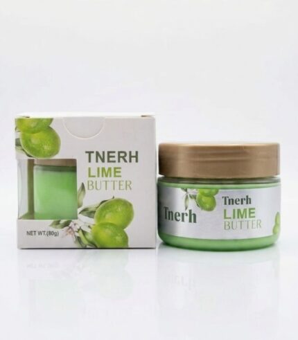 Zesty Lime Butter glow repair cream jar with shea butter and lime oil, 80g