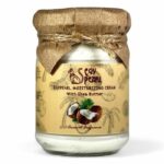 Tropical Shea Cream jar with pure shea butter and tropical fragrance
