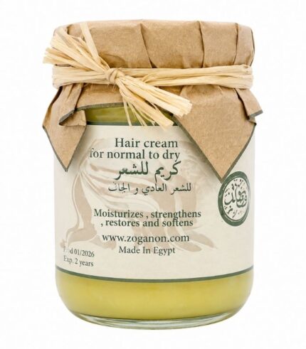 Natural Hair Cream for Healthy Hair with shea butter and nourishing natural oils
